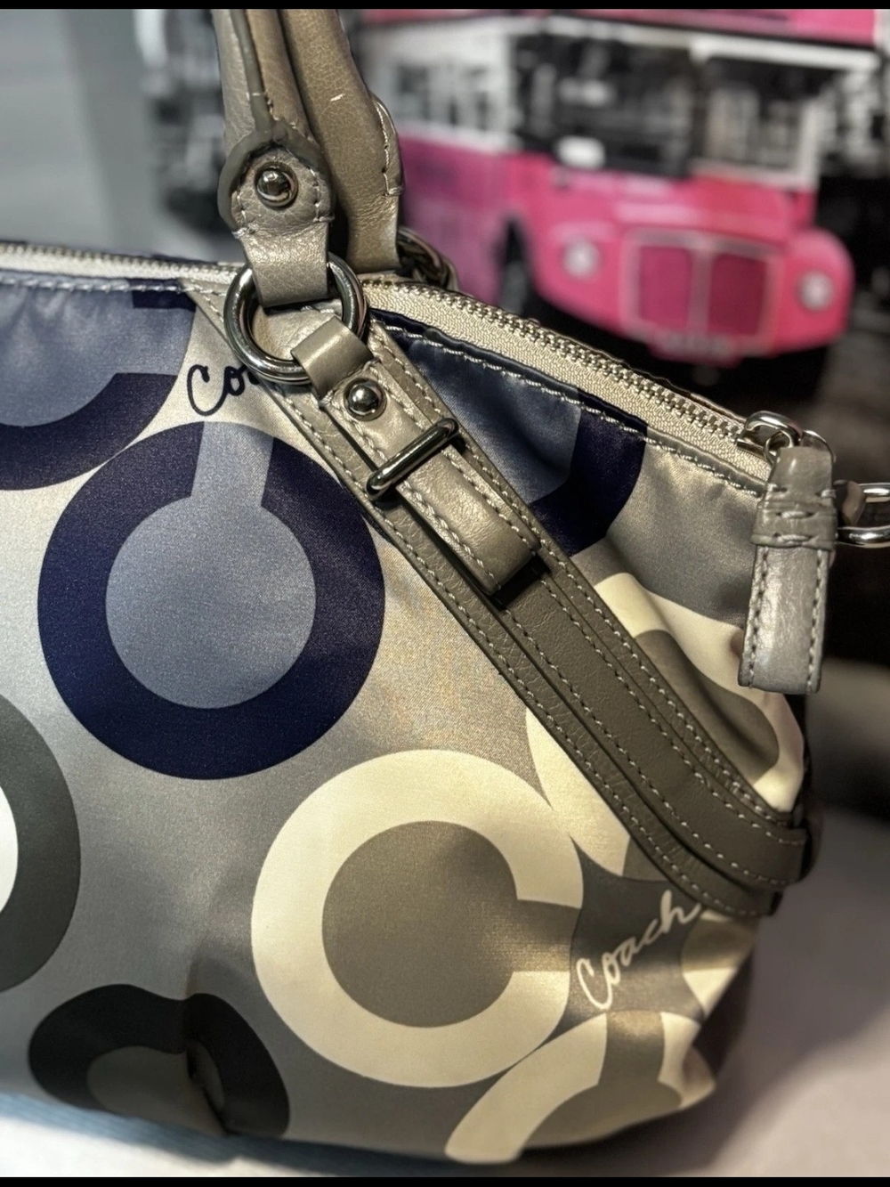 COACH EUC! Signature Madison Sophia Clover Satchel and matching Ziparound Wallet - Picture 5 of 16